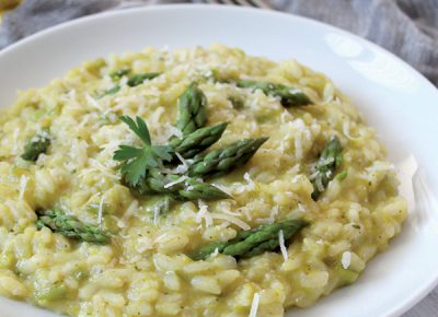 Risotto cremoso agli asparagi