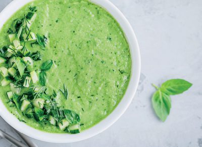 Gazpacho di cetrioli e avocado