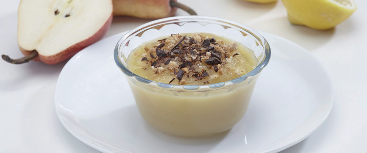 Crema di pere e cioccolato