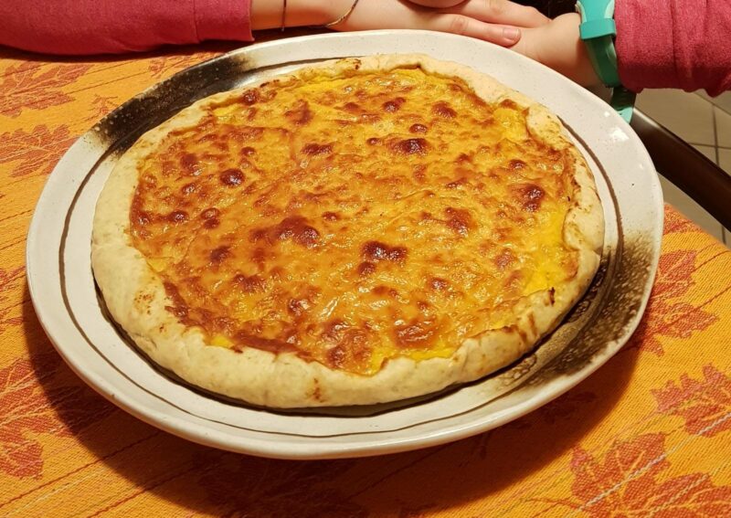 Torta salata di zucca e formaggio