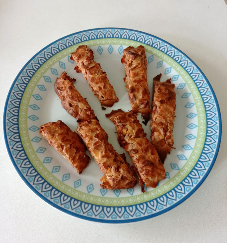 Biscotti con la buccia di mela