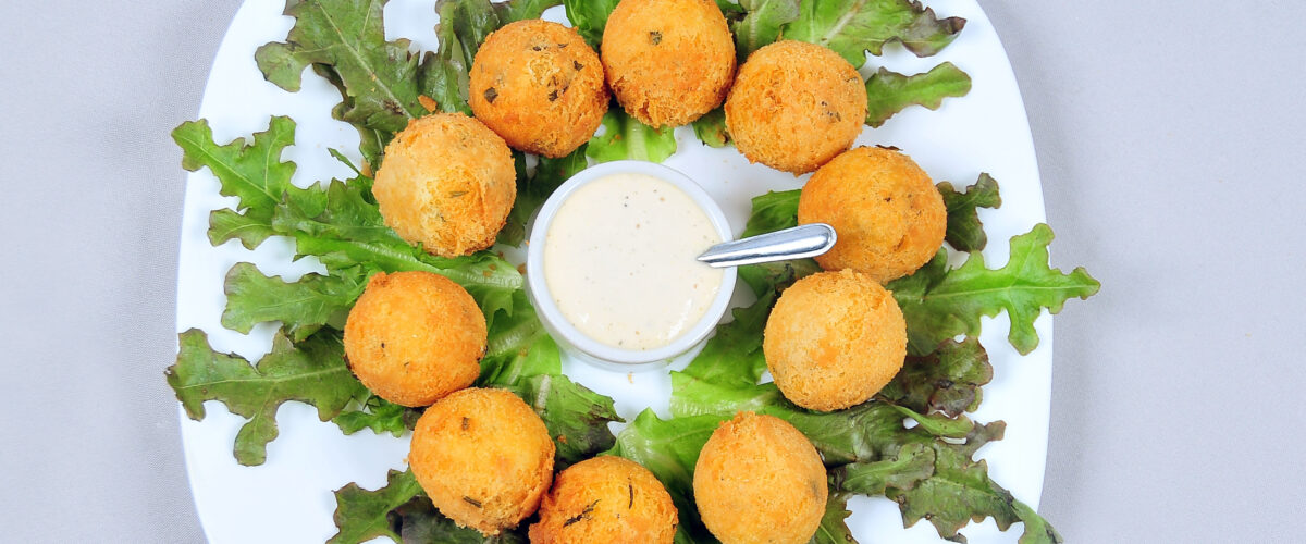 Polpettine di pane e rucola